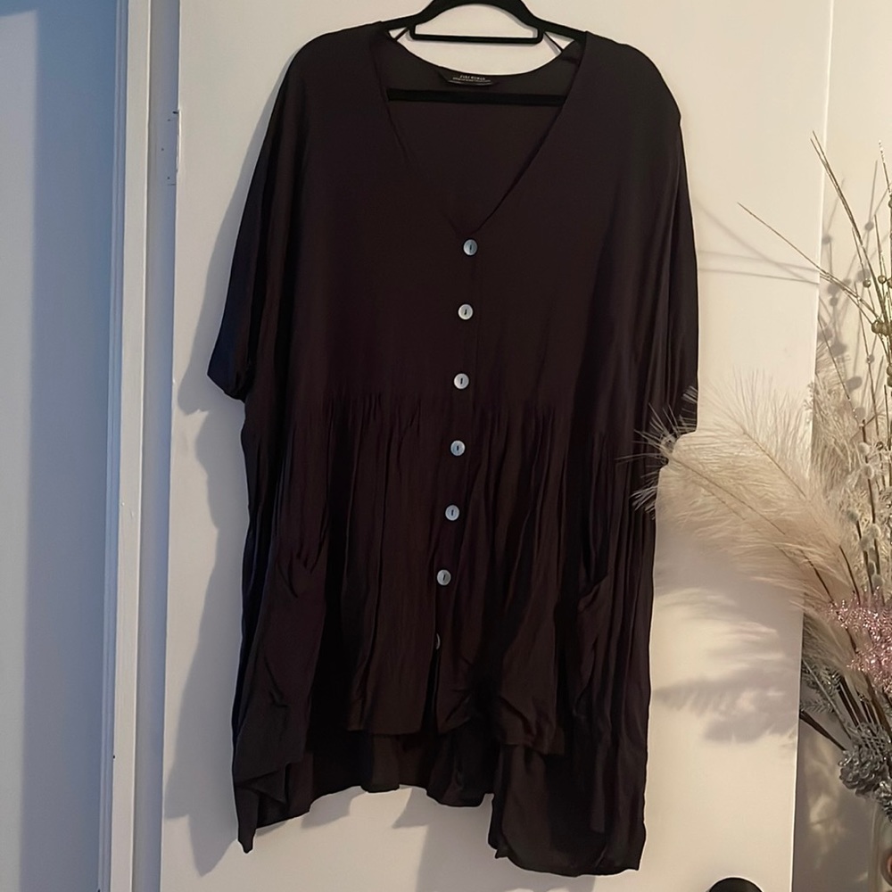 🤍ZARA🤍 FLOWY DRESS WITH POCKETS!